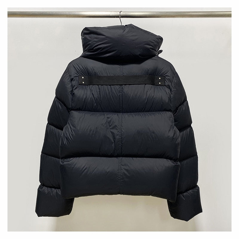 Winter Thick Puffer Jacket With Scarf Collar