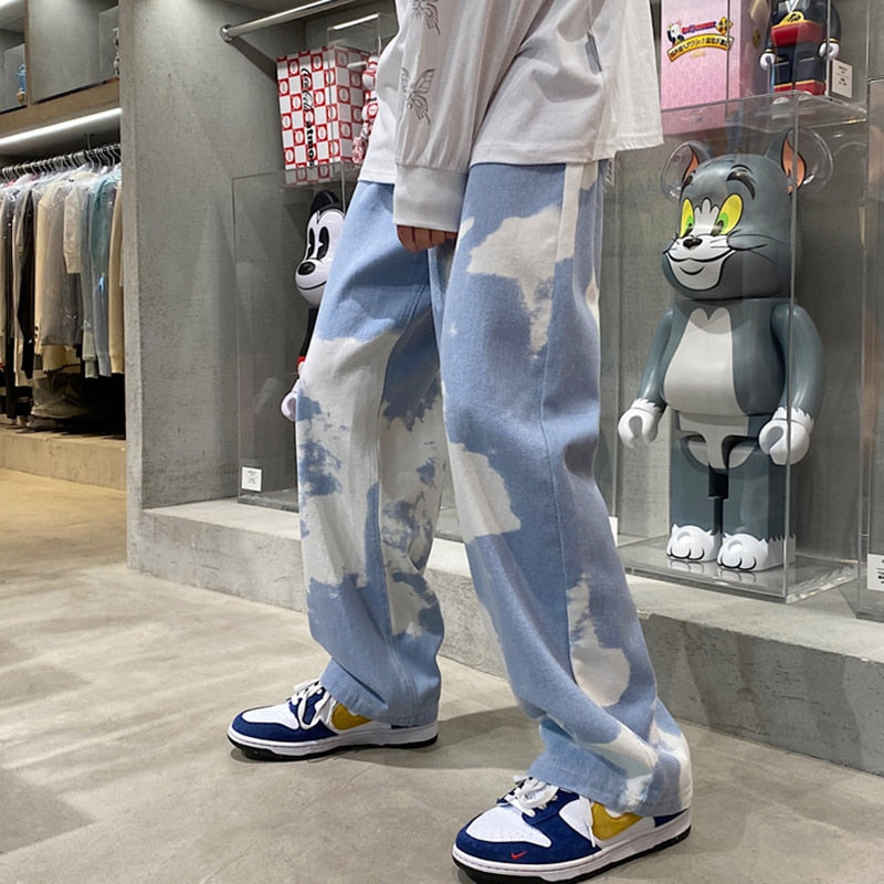 Tie-dye Jeans Denim Pants