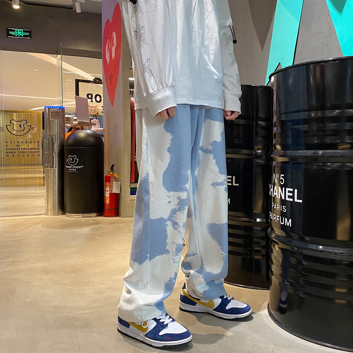 Tie-dye Jeans Denim Pants