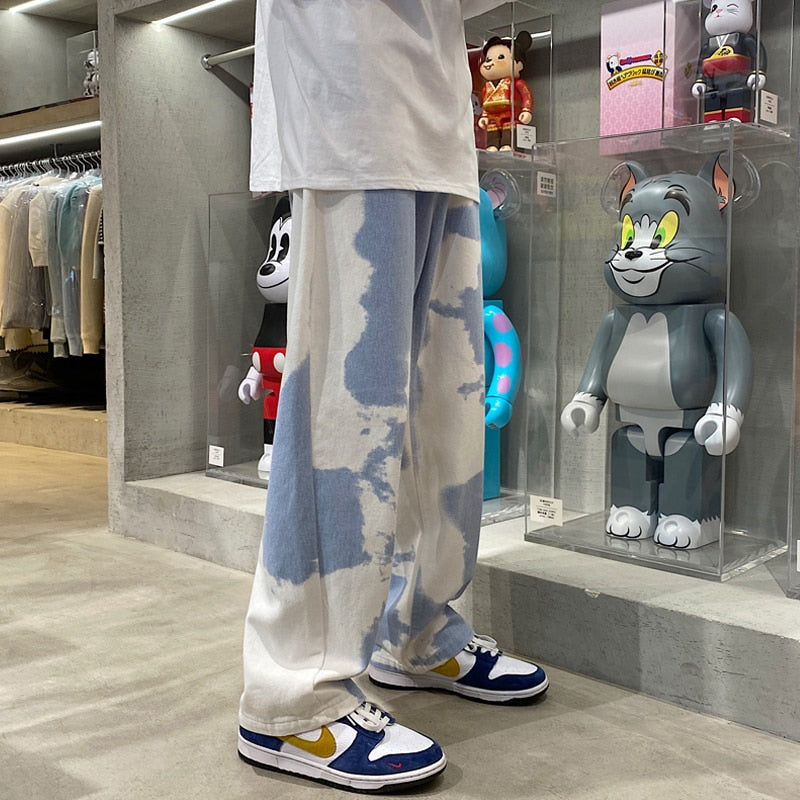 Tie-dye Jeans Denim Pants