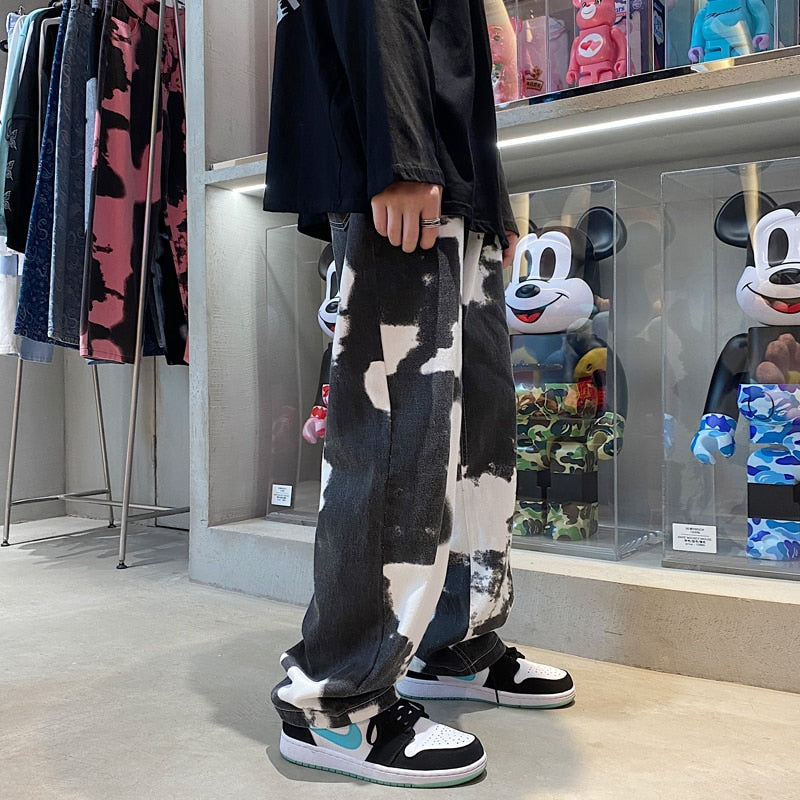 Tie-dye Jeans Denim Pants